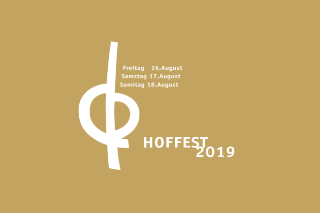 Unser Hoffest vom 16-18.August 2019