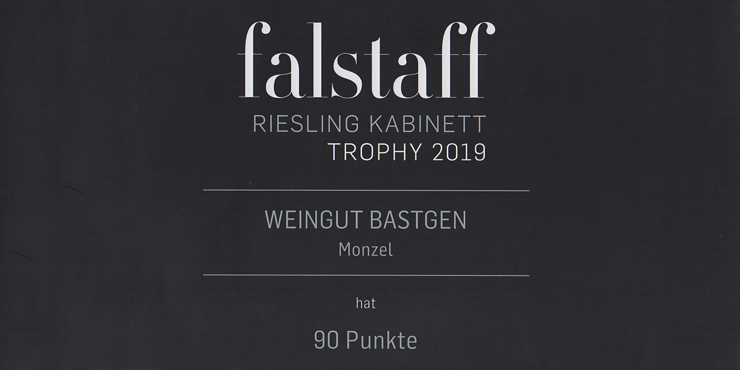 Weingut Bastgen erhält Auszeichnung bei falstaff